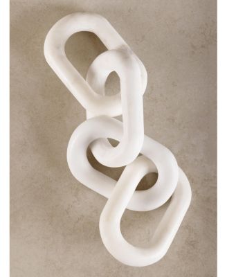 Eternity White Marble Links Decorative Chain