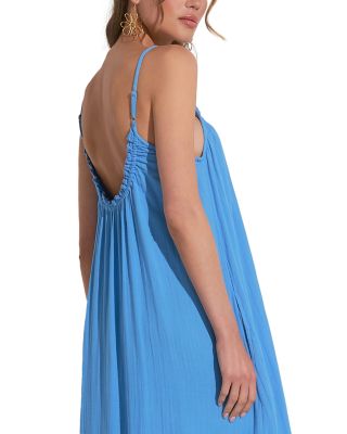 Maxi Tank Flowy Ruffle Dress