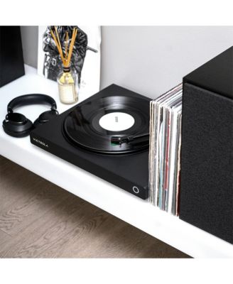  Hi-Res Onyx Bluetooth Turntable with aptX Adaptive Audio and Audio Technica AT-VM95E Cartridge