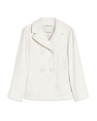ジャケット MAX MARA Women Jackets PALCHICO 001 WHITE Max Mara Single-breasted white jacket in wool – AUMI 4