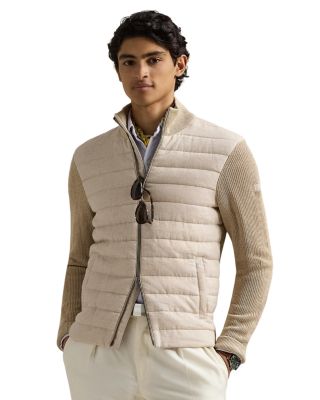 Polo Ralph Lauren Hybrid Linen Full Zip Sweater | Bloomingdale's
