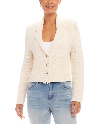 Karen Kane - Button Up Blazer Sweater