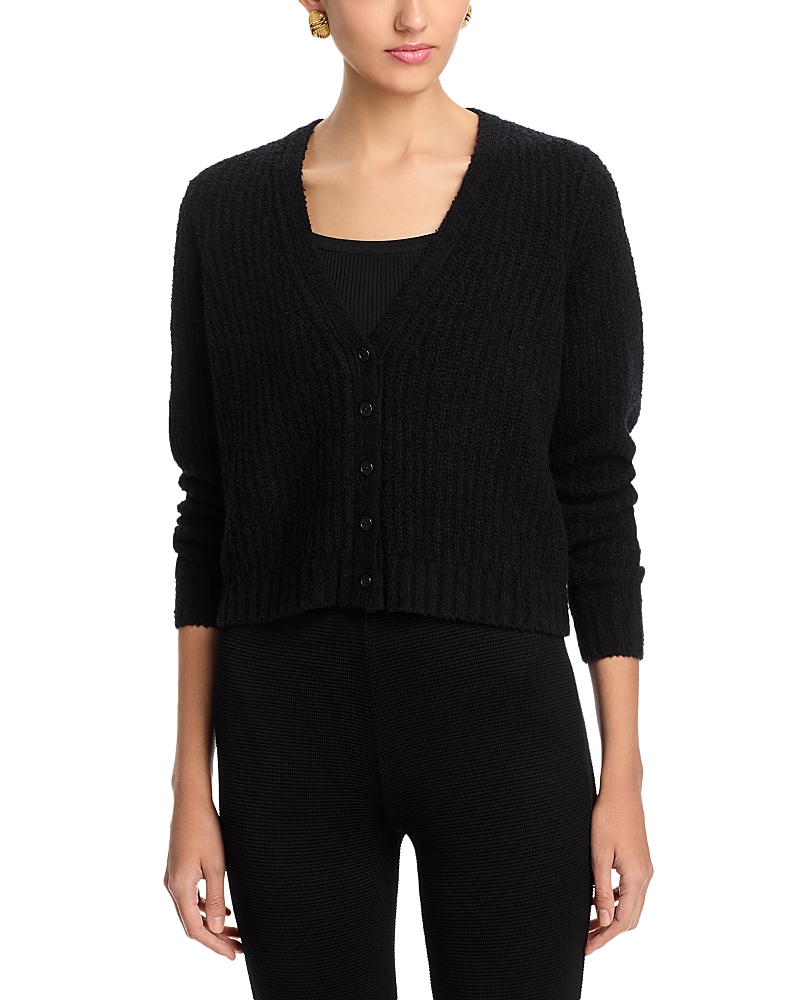Eileen Fisher Cropped V Neck Cardigan