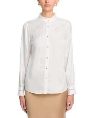 The Melissa Lace Detail Blouse