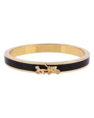 COACH - Signature Horse & Carriage Enamel Bangle Bracelet