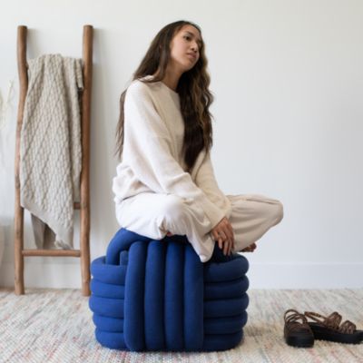 Knotted Pouf, Large