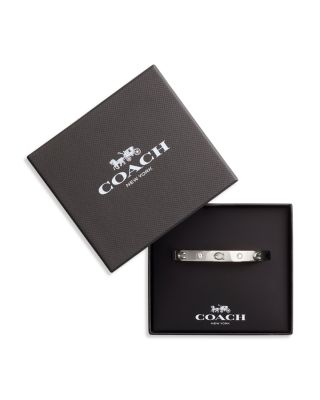 Signature Stone Sculpted C Bangle Bracelet