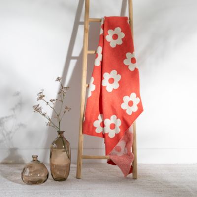 Thick Thin Flower Throw