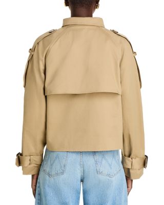 Crop Trench Coat - Exclusive