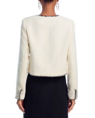 Tweed Whip Stitch Blazer - Exclusive