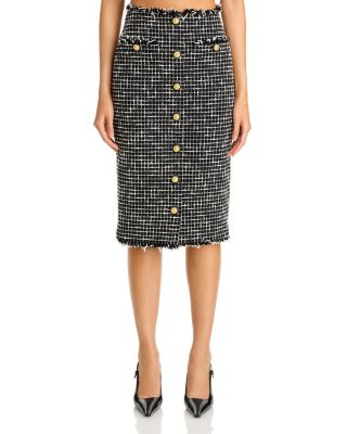 Tai Tweed Midi Skirt 