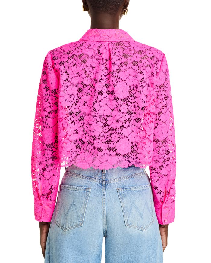 Akemi Cropped Button Front Top