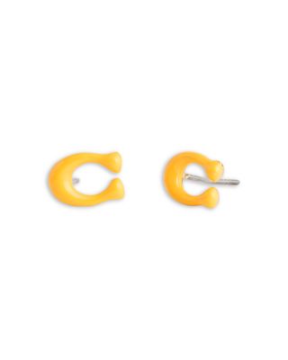 COACH - Signature C Stud Earrings