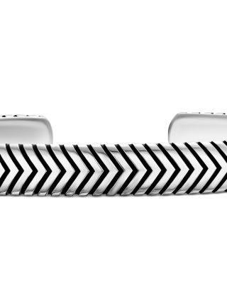 Men's Chevron Cuff Bracelet in Sterling Silver, 8mm