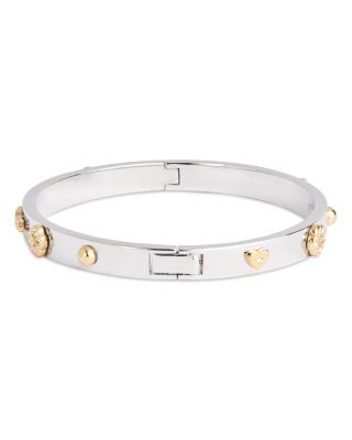 Signature Mixed Motif Bangle Bracelet