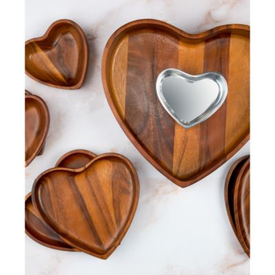 Eat Your Heart Out Appetizer Plates, Set of 4