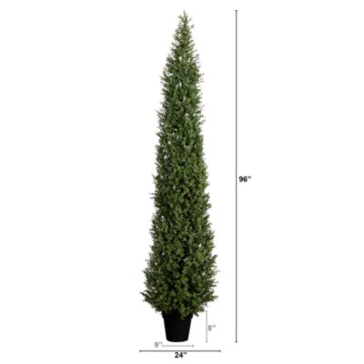 8' UV Resistant Artificial Boxwood Topiary Tree (Indoor/Outdoor)