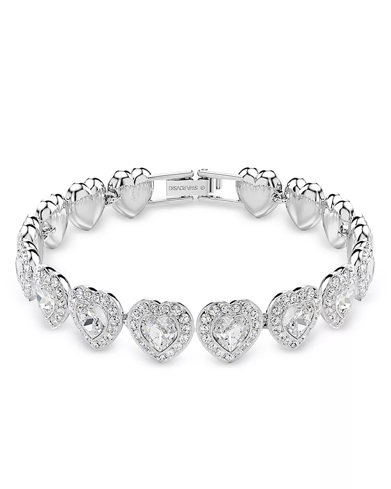 Swarovski Ariana Grande Crystal Heart Halo Tennis Bracelet