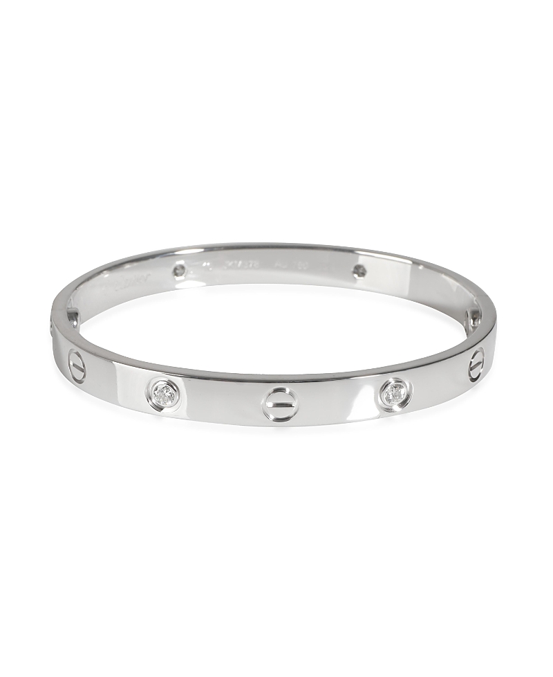 Pre-owned Pre-owned Cartier Cartier Love 18k White Gold Bracelet