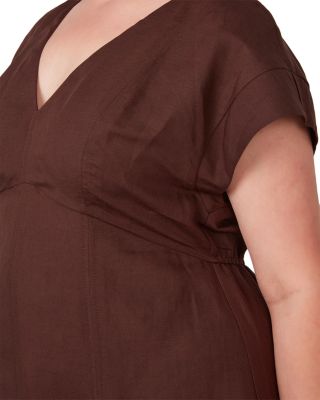 Aubrey V Neck Midi Dress