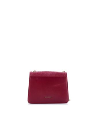 Small Serpenti Forever Square Shoulder Bag Leather and Stingray