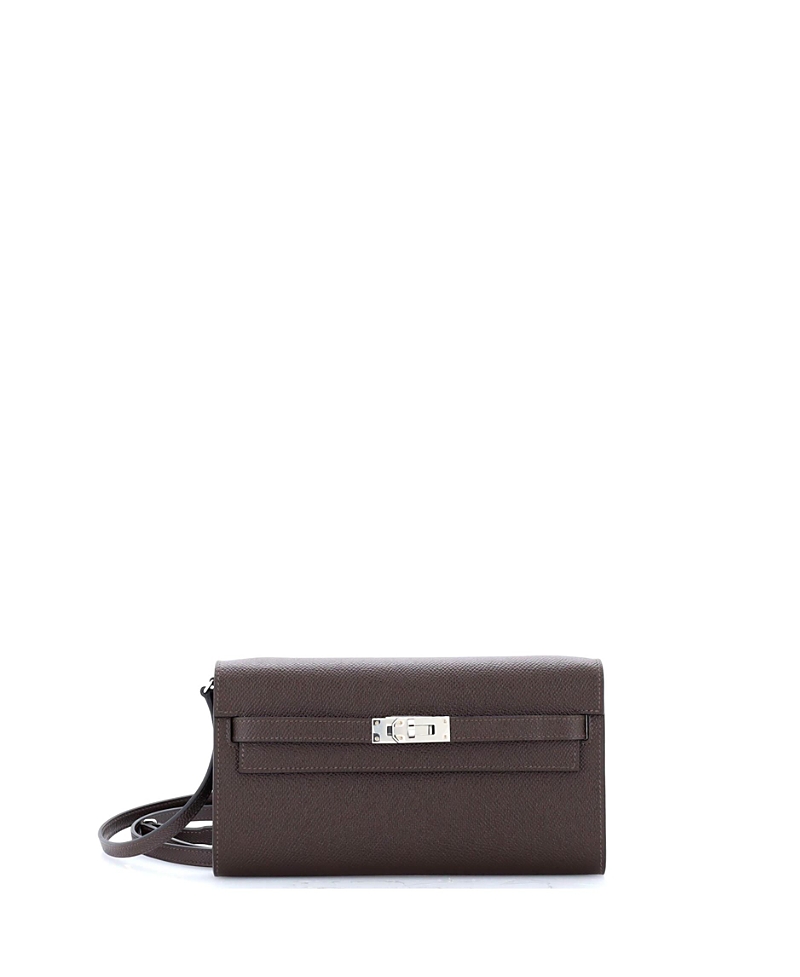Click to view more detailed imagery on our partner's website Pre-owned Pre-owned Hermes Hermes Kelly To Go Wallet Epsom In Brown