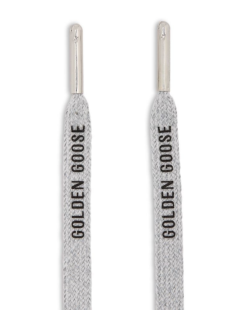Golden Goose Unisex Shoe Laces Kit In Ice/black/