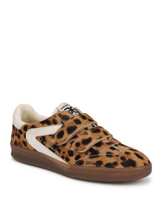 Sam Edelman - Women's Talia Leopard Print Calf Hair Sneakers