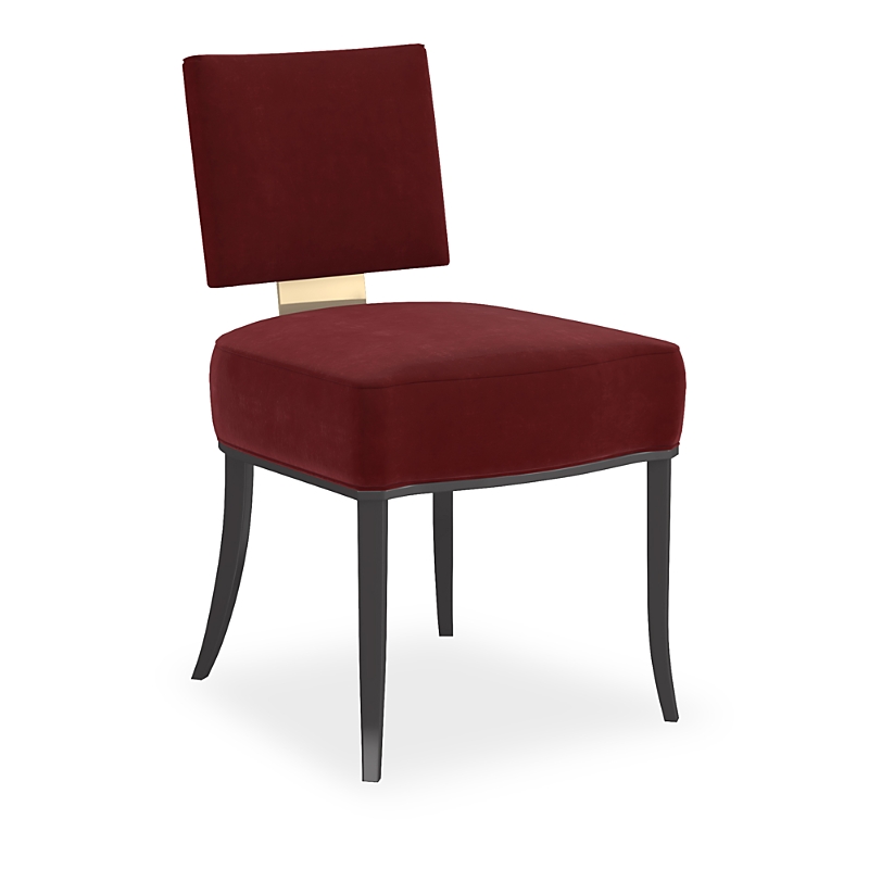 Caracole Reserved Seating Side Chair - Red