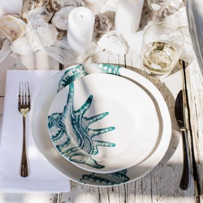 Lido Aqua Dinner Plate