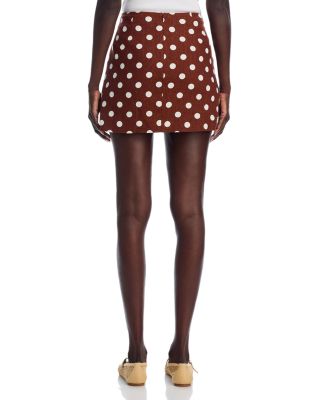 Elle Linen Blend Mini Skirt