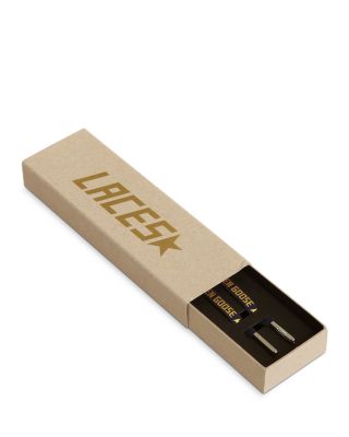 Unisex Black & Gold Tone Sneaker Lace Kit