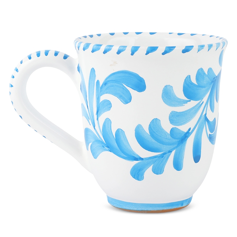Vietri Arezzo Mug In Turquoise/