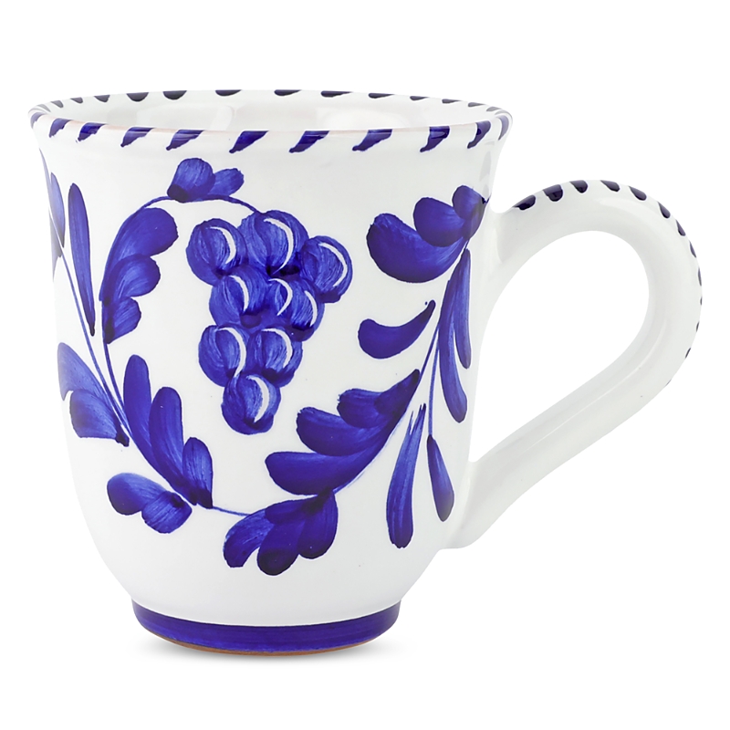 Vietri Arezzo Aqua Mug In Blue