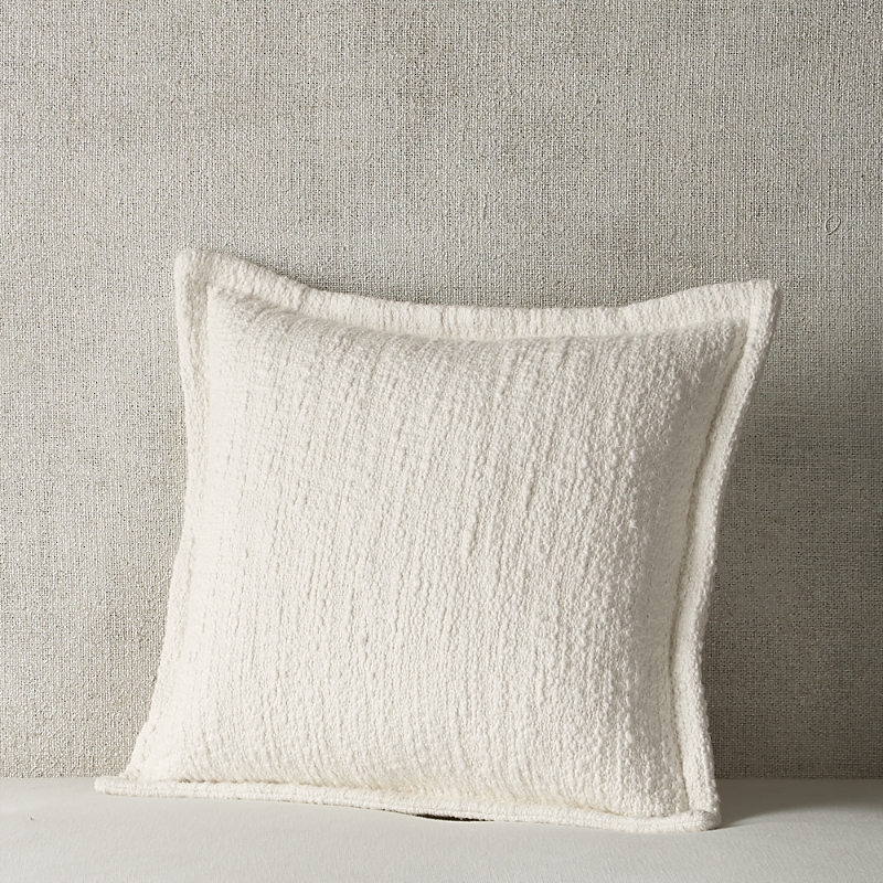 Hudson Park Collection Textured Boucle Decorative Pillow, 18 X 18 - Exclusive In Creme