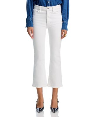 The Reboot High Rise Ankle Bootcut Jeans in White