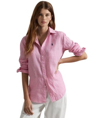 Ralph Lauren - Classic Fit Striped Linen Shirt