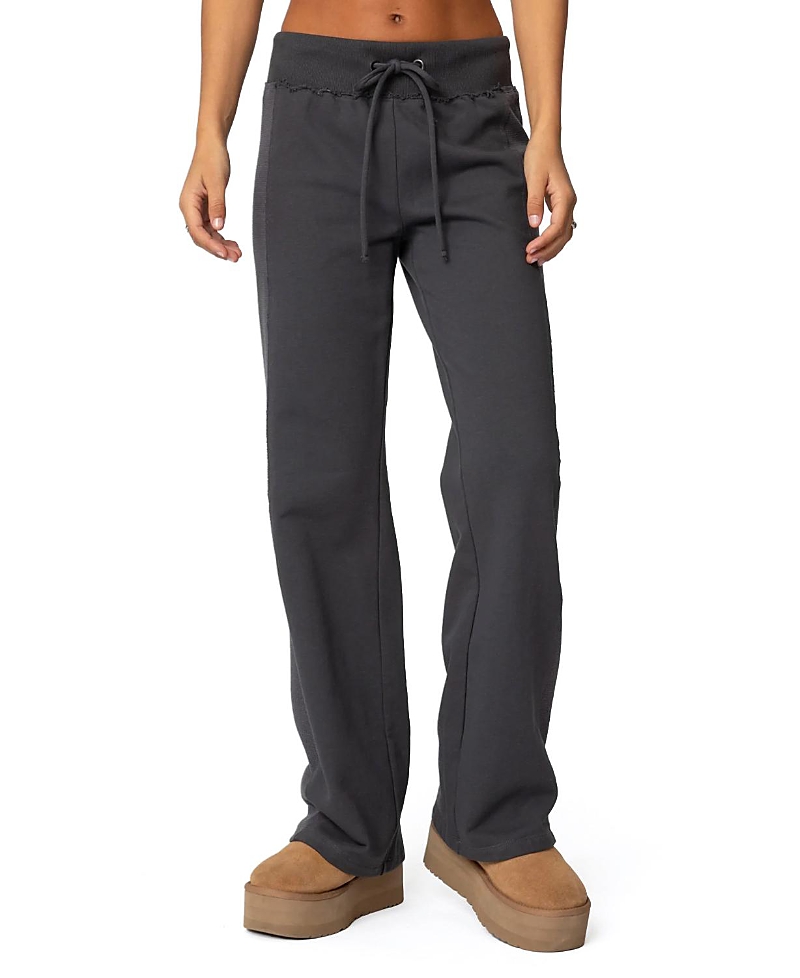 EDIKTED CHANDLER WAFFLE SWEATPANTS