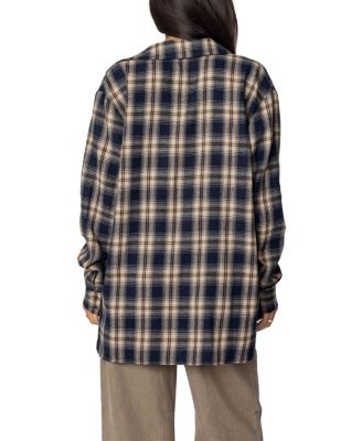 Plaid Flannel Button Up Shirt