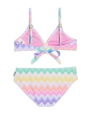 Girls' Geometric Two Piece Swimsuit - Big Kid