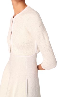 Cropped Sequin Cardigan