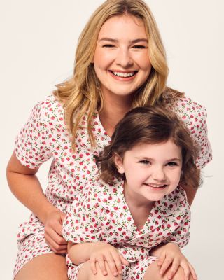 Girls' Petite Petals Pajama Top & Shorts Set - Baby, Little Kid, Big Kid