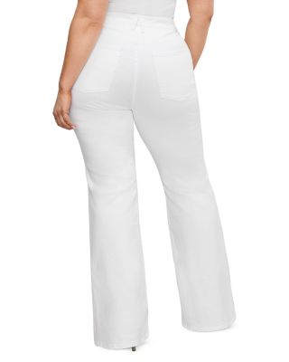 Flared Jeans in White
