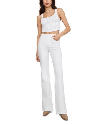 Flared Jeans in White