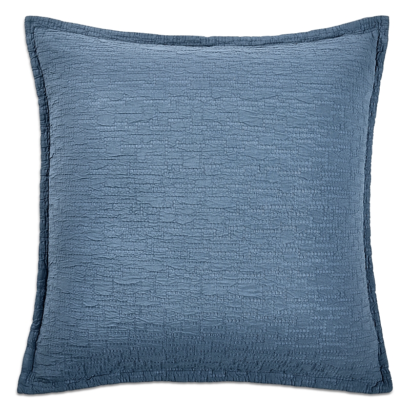 Hudson Park Collection Textured Italian Matelasse Euro Sham Set - Exclusive In Indigo
