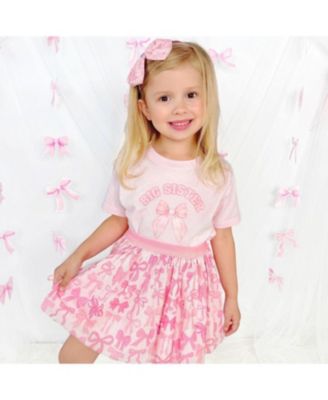 Sister Bow Short Sleeve T-Shirt - Baby