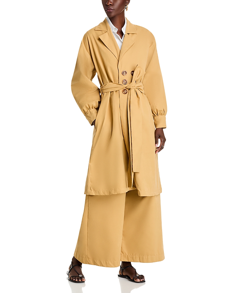 The Lulo Project Guatape Trench Coat In Camel