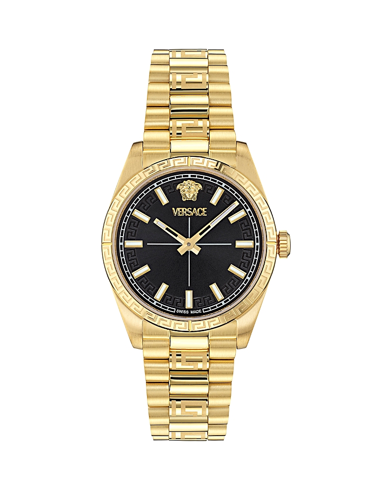 Versace Millenyium Lady 32mm In Black/gold