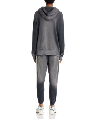 Rainbow-Stripe Sweatpants in Faded Smoke