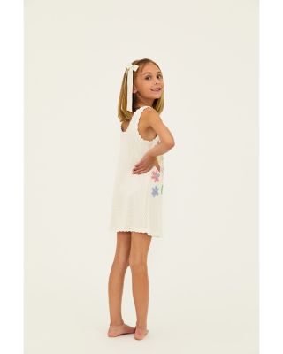 Girls' Little Diana Crochet Coverup Dress - Little Kid, Big Kid